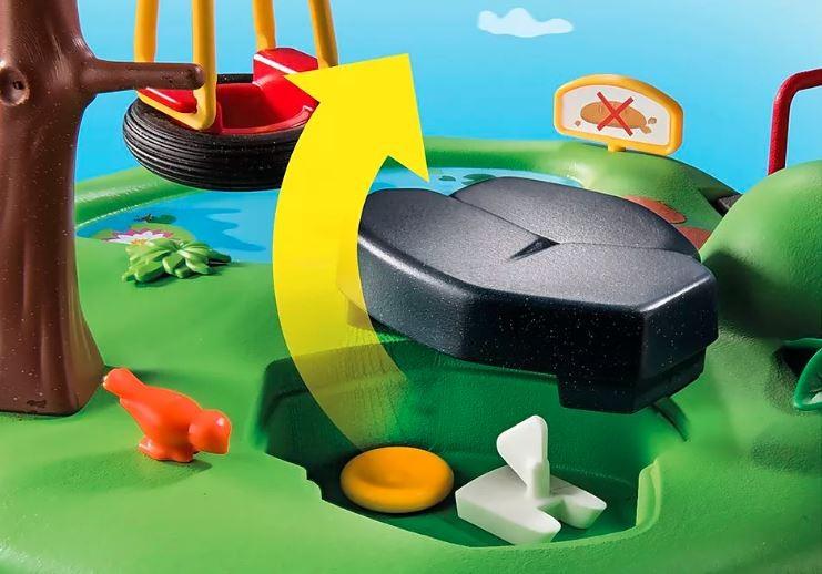 PLAYMOBIL - 70910 - Antis pagal iškvietimą būstinė - 119 vnt. - Vaikas - Balta ir oranžinė
