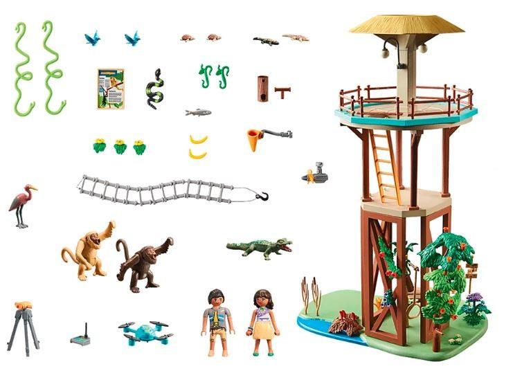 PLAYMOBIL Wiltopia tyrimų bokštas su kompasu 71008