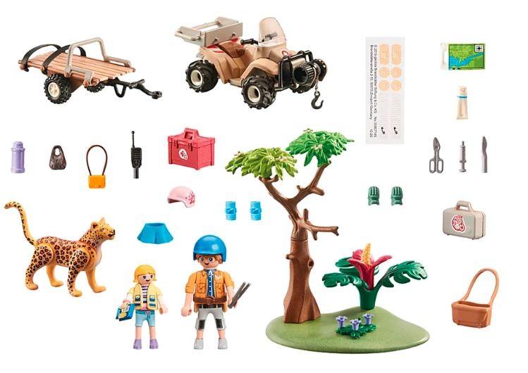 71011 PLAYMOBIL® Wiltopia, Gyvūnų gelbėjimo keturratis