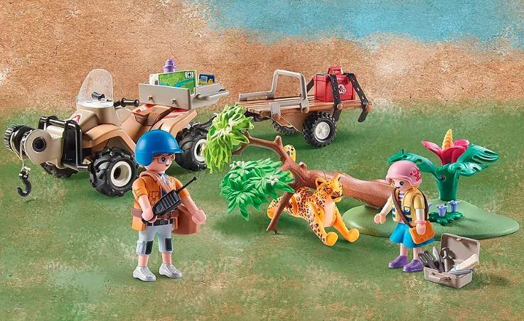 71011 PLAYMOBIL® Wiltopia, Gyvūnų gelbėjimo keturratis