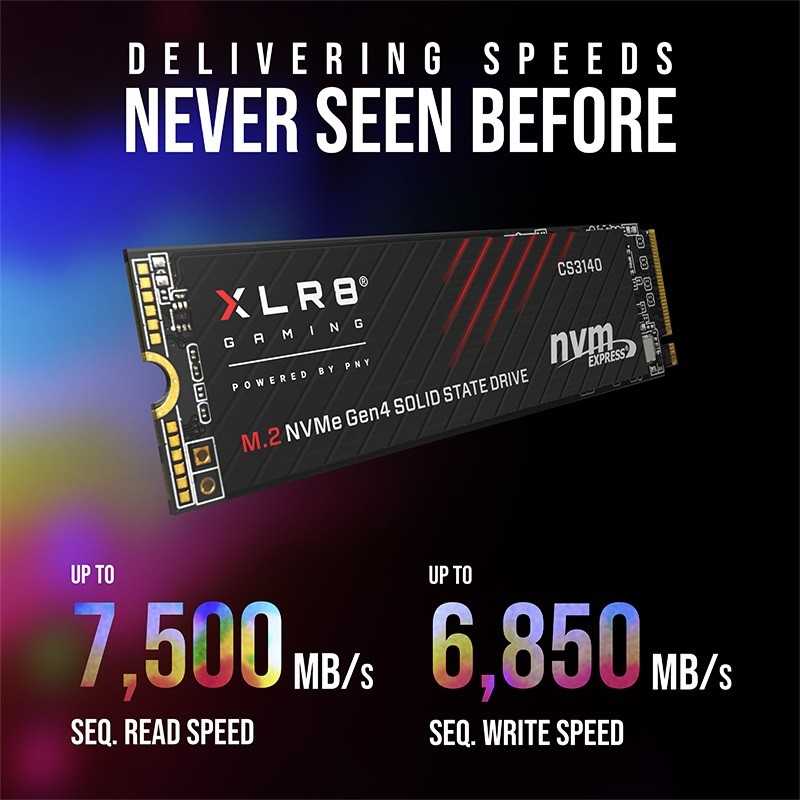PNY 2TB M.2 2280 CS3140 M280CS3140-2TB-RB SSD diskas