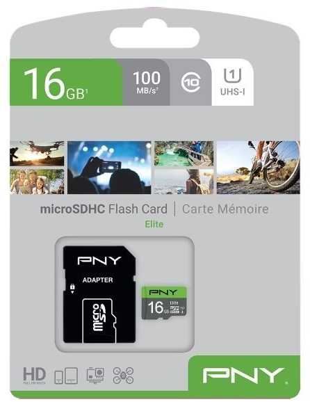 Atminties kortelė MicroSD Kortelė - PNY 16GB UHS-I klasė 10