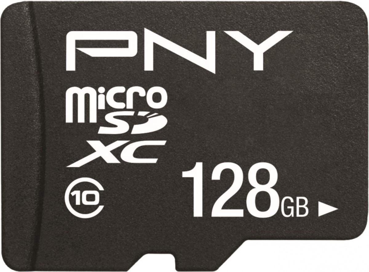 Atminties kortelė PNY Micro SD Card Performance Plus 128GB XC Class 10 SD adapteris
