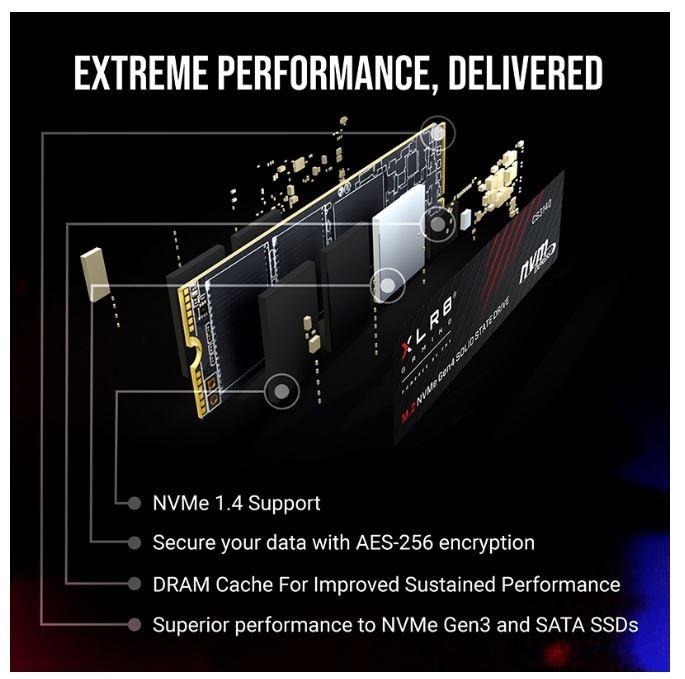 PNY SSD 4TB M.2 2280 CS3140 M280CS3140-4TB-RB
