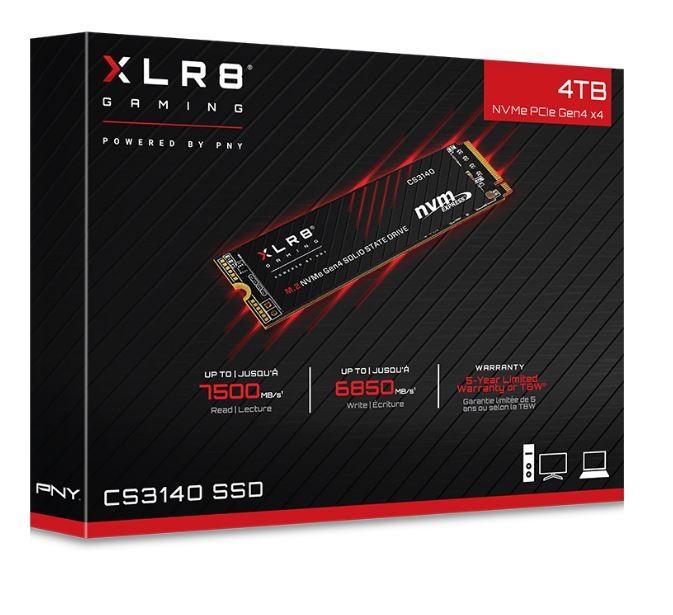 PNY SSD 4TB M.2 2280 CS3140 M280CS3140-4TB-RB