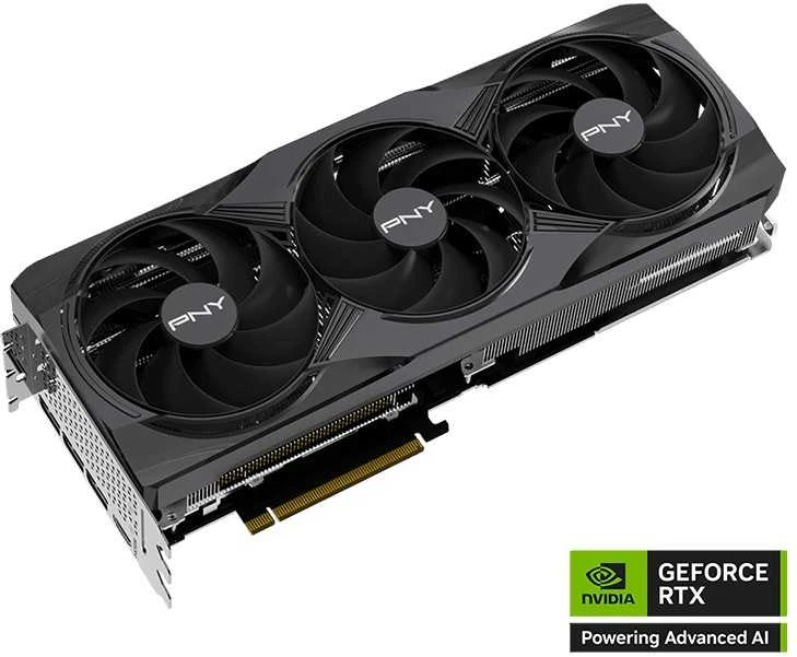 Vaizdo plokštė PNY Technologies PNY GeForce RTX 5080 su trijų ventiliatorių NVIDIA 16 GB GDDR7