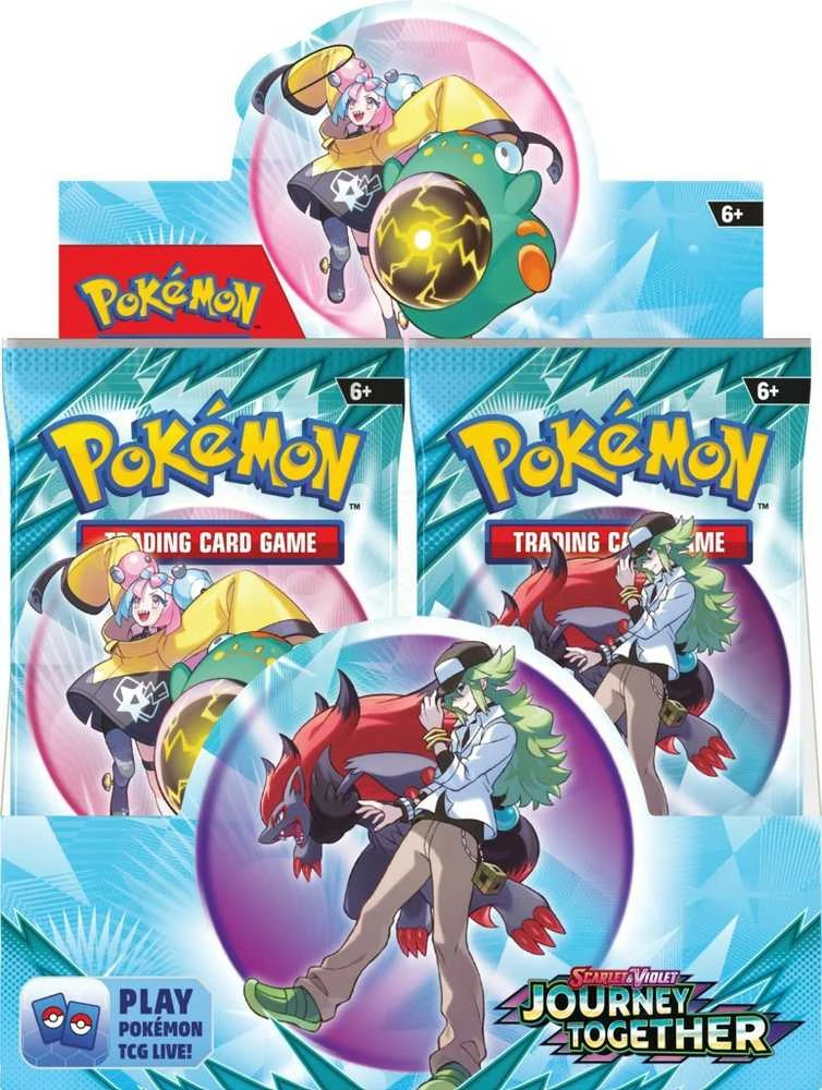 „Pokemon Pokémon TCG: Scarlet & Violet“ – „Journey Together“ stiprintuvo ekrano dėžutė (36 stiprintuvai)