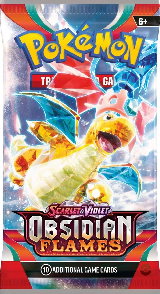 The Pokemon „Pokemon Pokemon TCG“ – „Scarlet & Violet“ 3 „Obsidian Flames“ stiprintuvo ekrano užsklandos (36 vnt.)