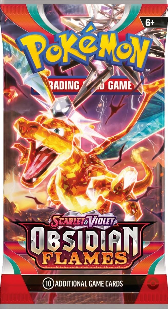 The Pokemon „Pokemon Pokemon TCG“ – „Scarlet & Violet“ 3 „Obsidian Flames“ stiprintuvo ekrano užsklandos (36 vnt.)