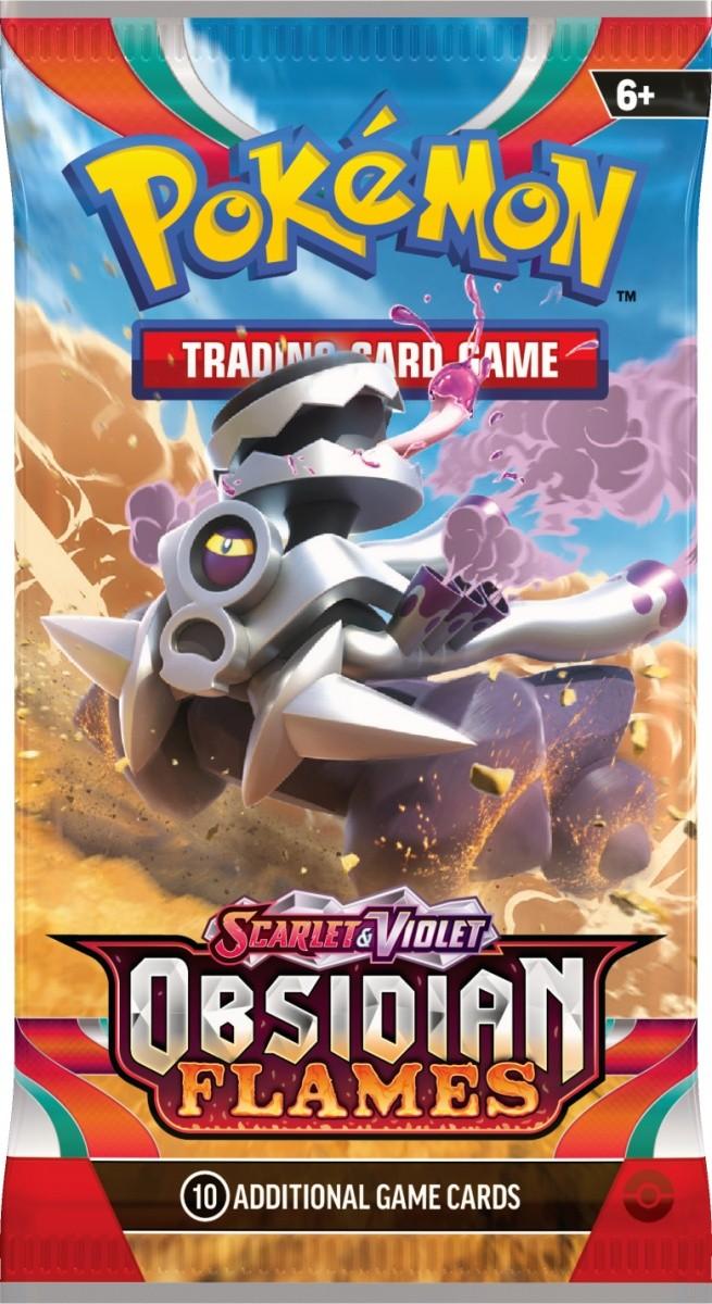 The Pokemon „Pokemon Pokemon TCG“ – „Scarlet & Violet“ 3 „Obsidian Flames“ stiprintuvo ekrano užsklandos (36 vnt.)