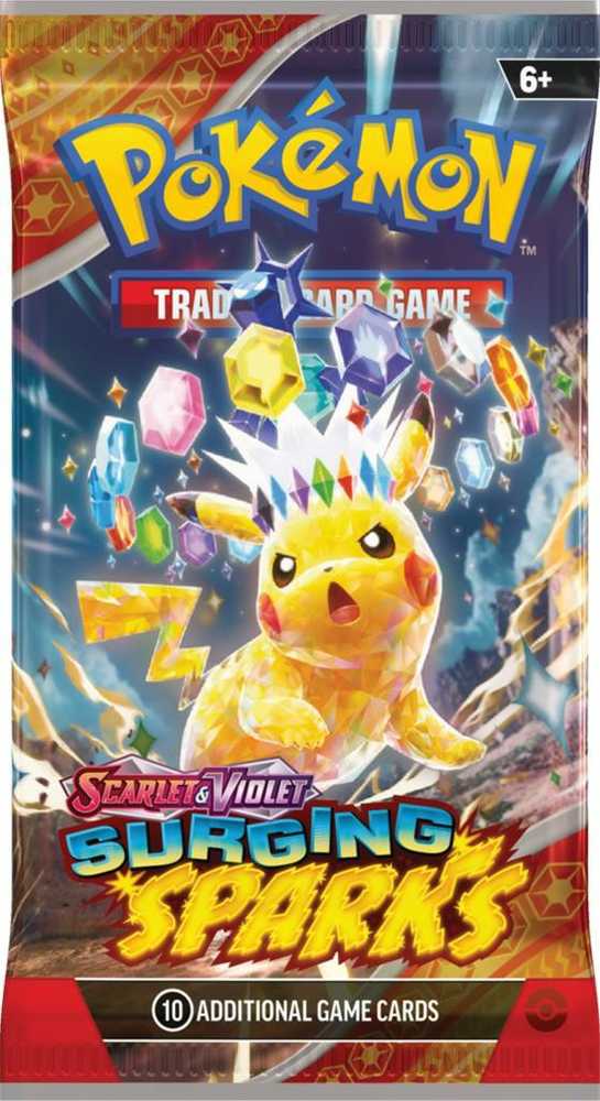 „Pokemon Pokemon TCG“ – „Scarlet & Violet“ 8 „Surging Sparks“ stiprintuvo ekranas (36 stiprintuvų)