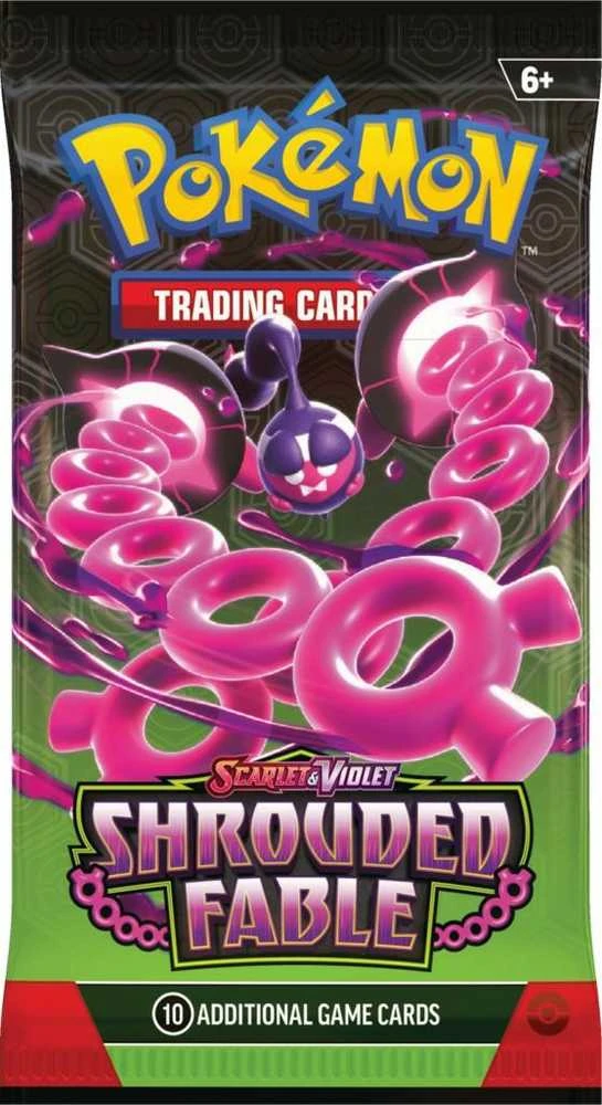 „Pokemon Pokemon TCG“ – „Scarlet & Violet 6.5 Shrouded Fable“ iliustracija – reta kolekcija „Kingambit“