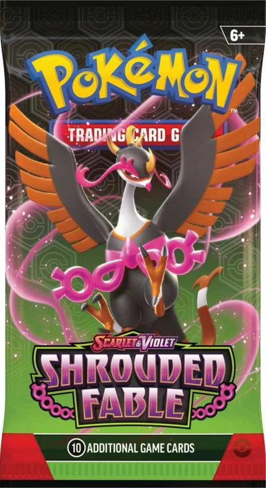 „Pokemon Pokemon TCG“ – „Scarlet & Violet 6.5 Shrouded Fable“ iliustracija – reta kolekcija „Kingambit“