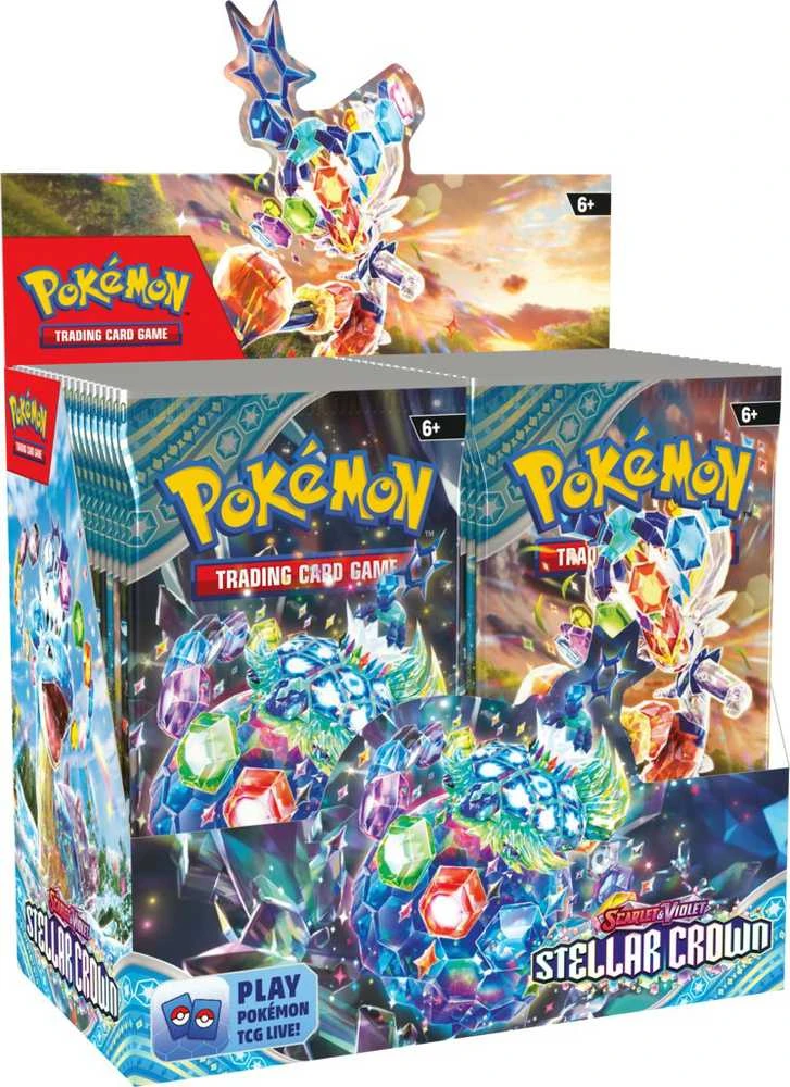 Pokemon Pokemon TCG – Scarlet & Violet 7 Stellar Crown Booster Ekranas (36 pakuotės)