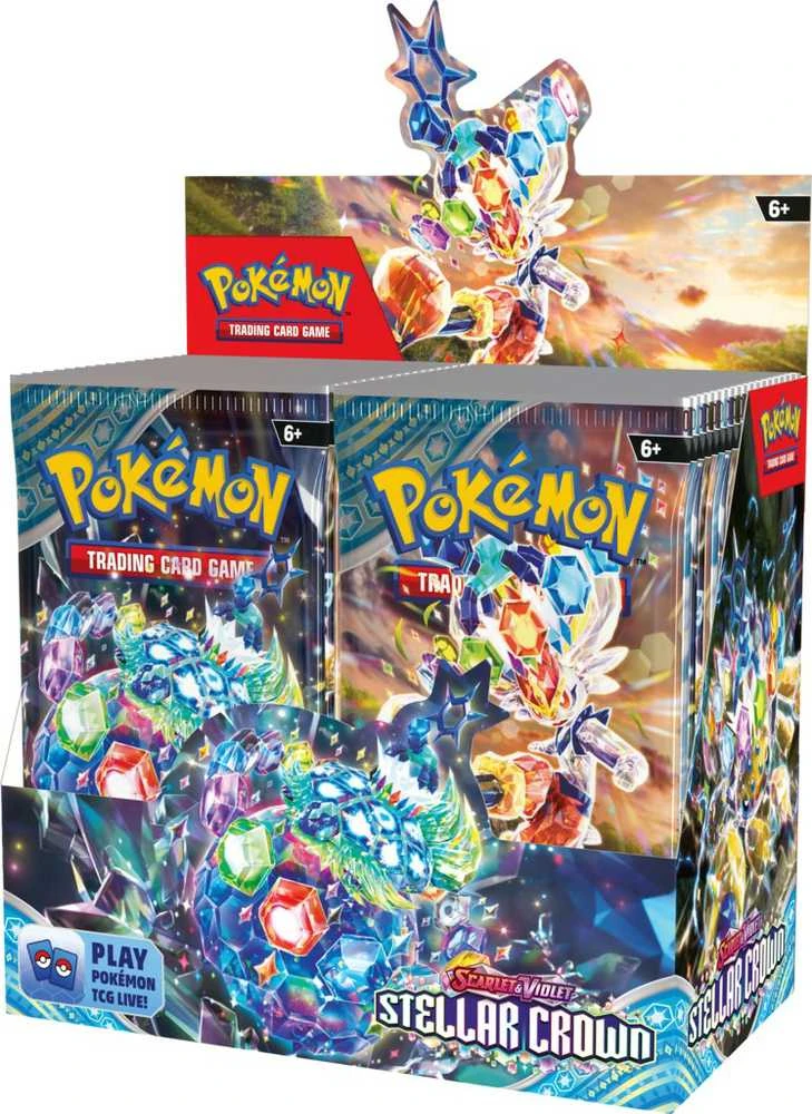 Pokemon Pokemon TCG – Scarlet & Violet 7 Stellar Crown Booster Ekranas (36 pakuotės)