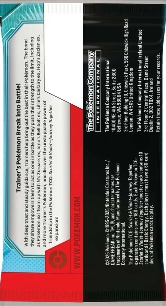 „Pokemon Pokémon TCG: Scarlet & Violet“ – „Journey Together Elite Trainer“ dėžutė