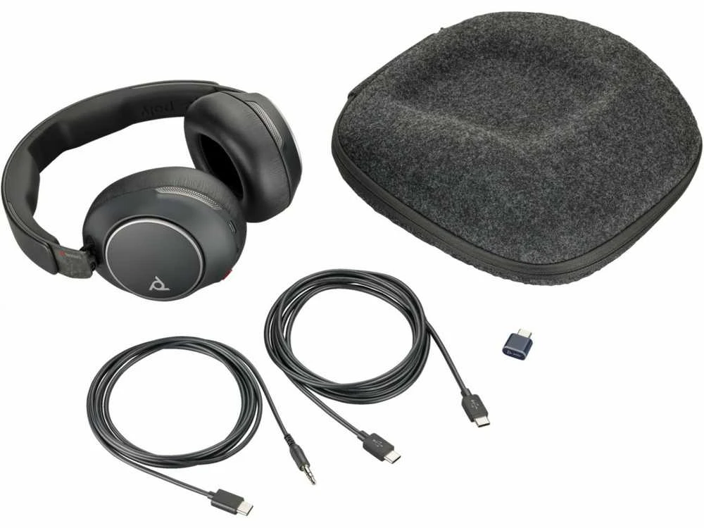 Hewlett Packard (HP) HP Poly Voyager Surround 80 UC USB-C Ausinės +USB-C/A Adapteris