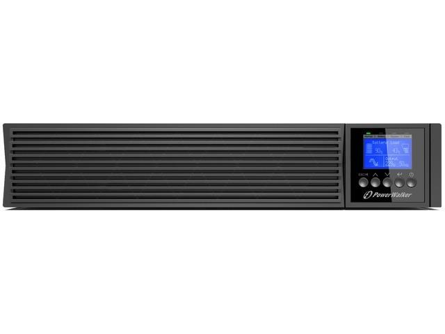 Power Walker PowerWalker VFI 6000 RTG PF1 maitinimo šaltinis UPS Podwójnej konwersji (online) 6 kVA 6000 W 2 x gniazdo jungiama į tinklą