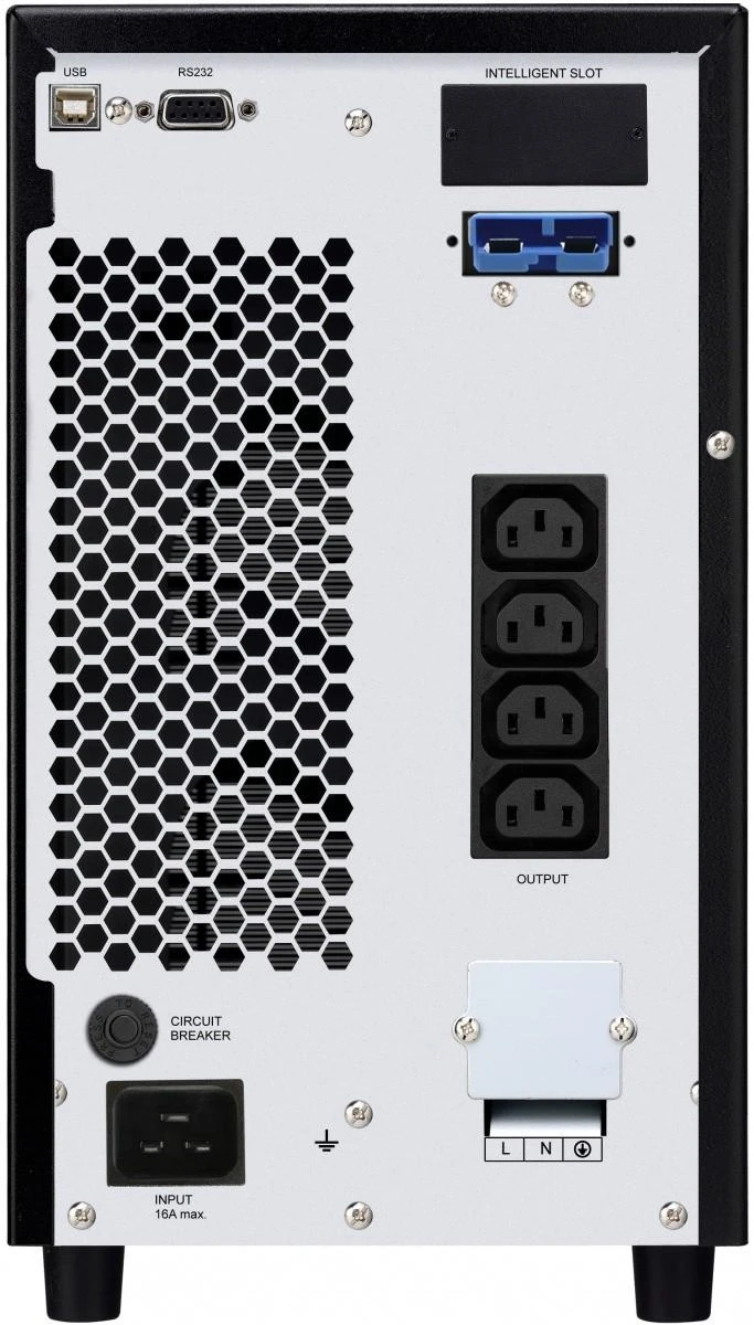 POWER WALKER „PowerWalker VFI 2000C“ LCD dviguba konversija (prisijungus) 2 kVA 1600 W 4 kintamosios srovės lizdas (-iai)