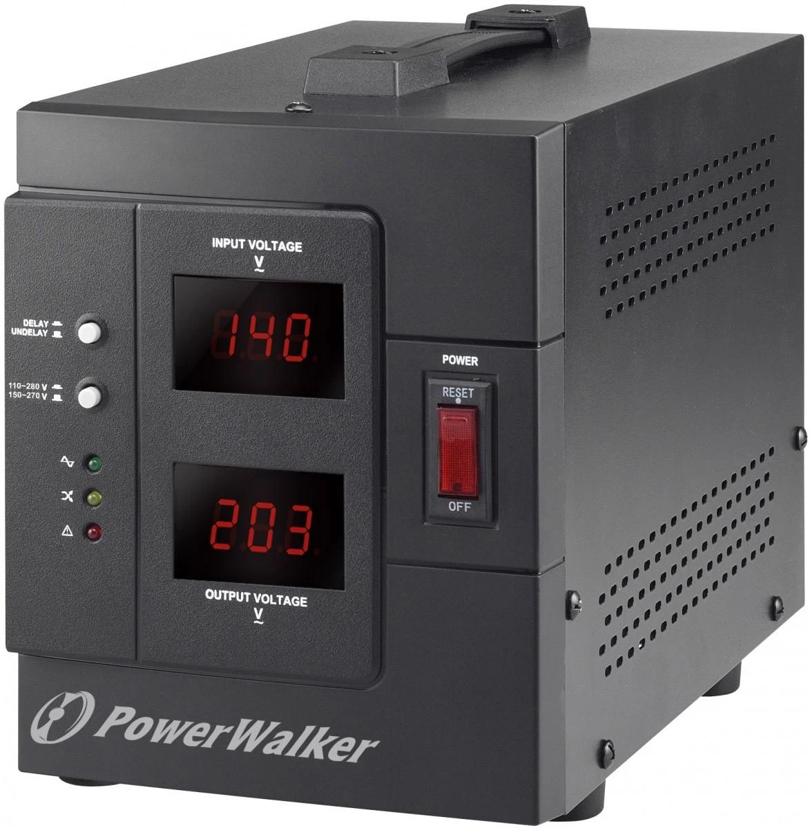 POWERWALK AVR 1500 SIV FR Power Walker Automatinis kintamosios srovės įtampos reguliatorius ir stabilizatorius 1500VA (230V)