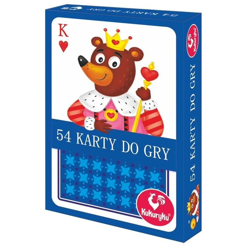 Kukuryku Žaidimų kortos 54 listki - Junior 63407