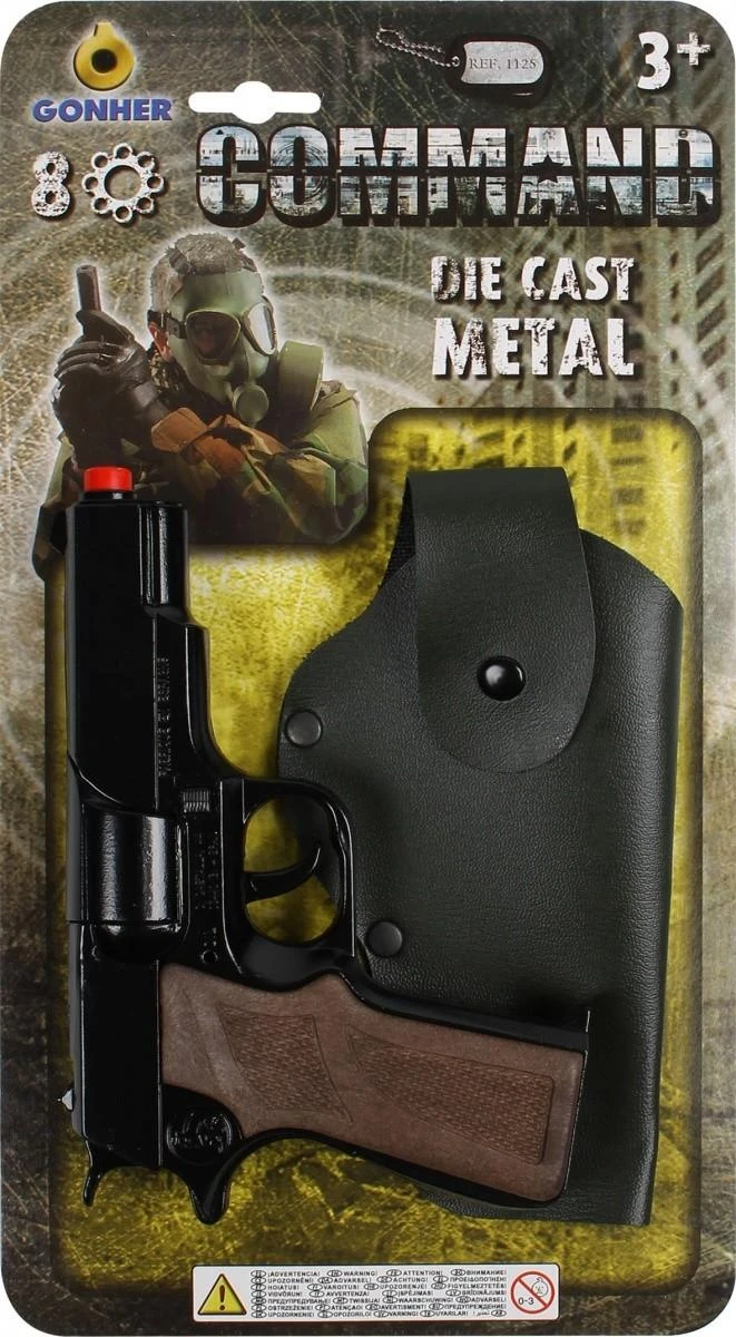 Pulio Gonher Guns GONHER pistoletas 8 šovinių su dėklu, 1125/6