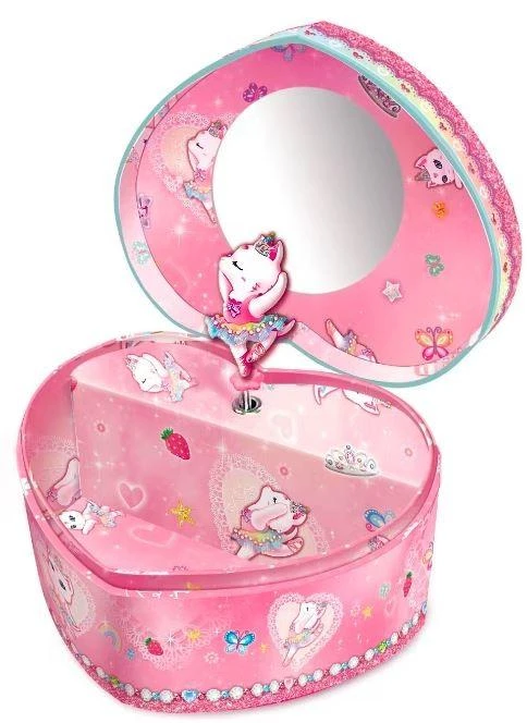Pulio Pecoware širdelės dėžutė su vedrodėliu ir balerina
