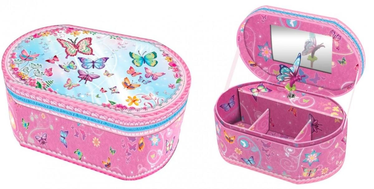 Pulio Pecoware muzikinė dėžutė su drugeliais