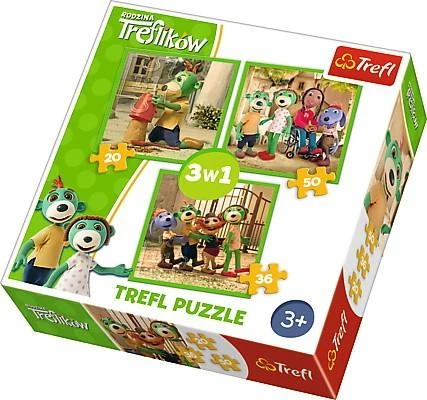 Trefl Dėlionė 106 vnt. - Treflikų šeima