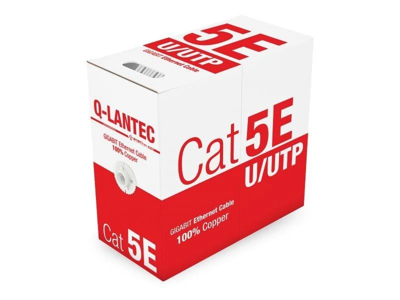 Q Lantec Tinklo Kabelis - A-LAN Kiu5PVC305NC 305 m Cat5e U/UTP Pilkos Spalvos