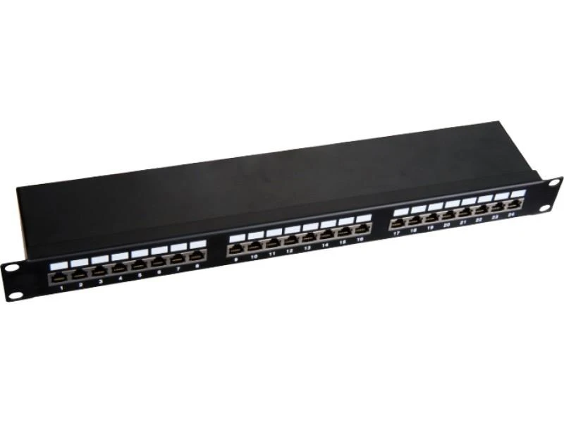 Q Lantec Patchpanel STP Cat.6 19 colių 1U 24xRJ45 LSA
