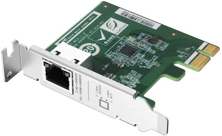 Tinklo kortelė Qnap QXG-2G1T-I225