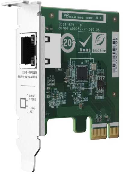 Tinklo kortelė Qnap QXG-2G1T-I225