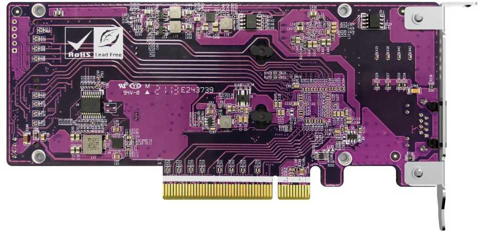 QNAP QM2 CARD sąsajos plokštės / adapteris, vidinė PCIe