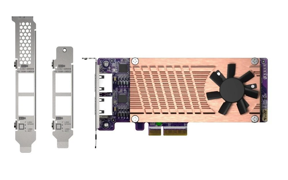 QNAP QM2-2P2G2T tinklo plokštė Vidinis Ethernet 2500 Mbit/s