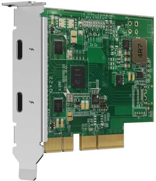 Qnap Systems QNAP QXP-T32P Dviejų prievadų Thunderbolt 3 išplėtimo plokštė