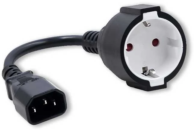 QOLTEC 53906 Adapteris IEC 320 C14 SCHUKO 0,15M