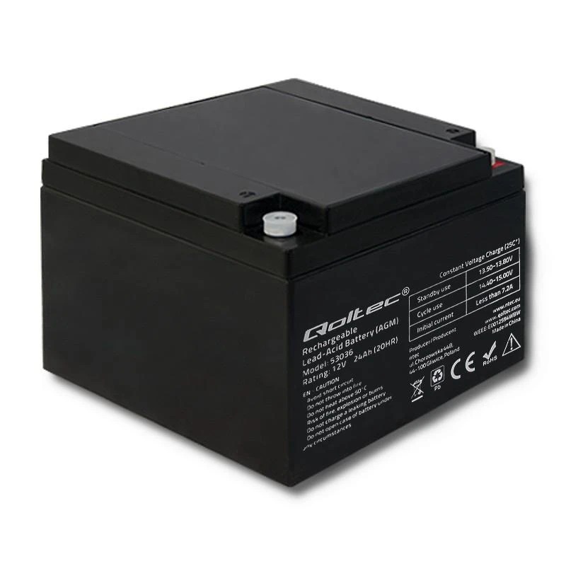 QOLTEC 53036 Qoltec Baterija AGM 12V