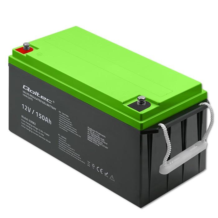 QOLTEC 53082 Gel Baterija 12V 150Ah
