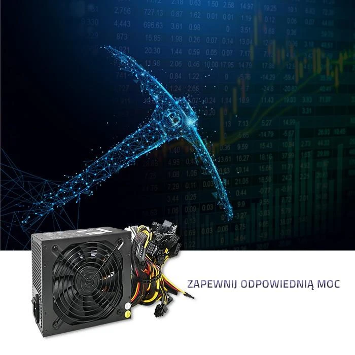 QOLTEC 50147 ATX maitinimo šaltinis 1600W 80 Plus Gold Bitcoin Miner
