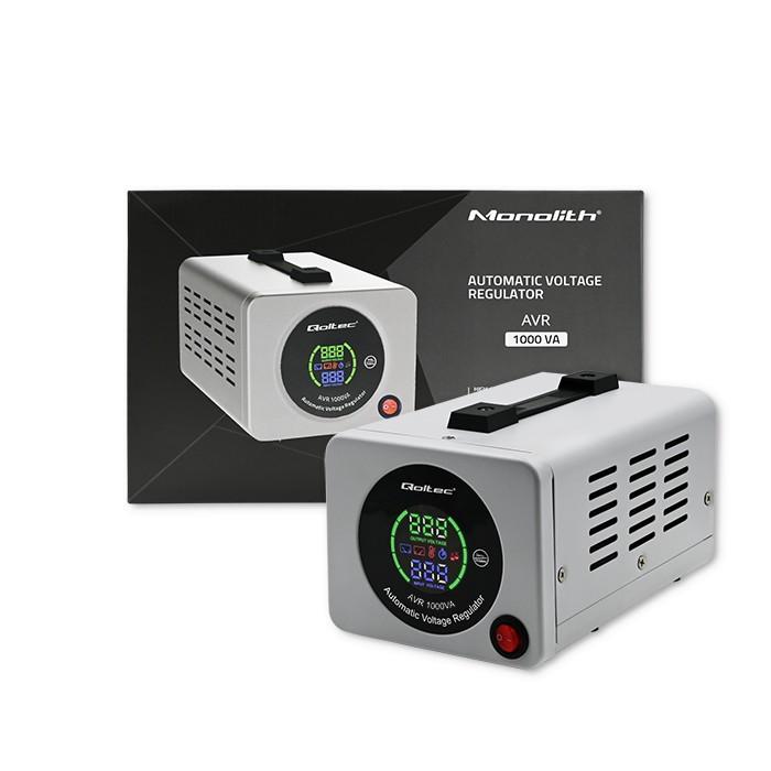 QOLTEC 50723 Automatic Voltage Stabilizer AVR 1000VA
