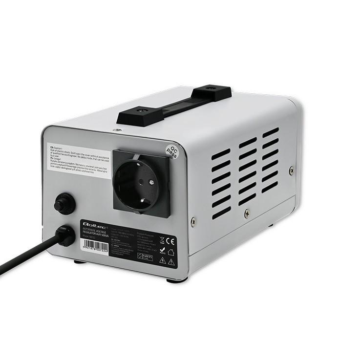 QOLTEC 50722 Automatic Voltage Stabilizer AVR 500VA