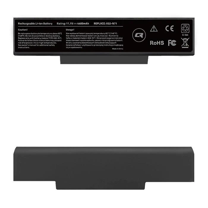 QOLTEC 52510 Qoltec Notebook Baterija Asus A32-K72 K72J 10.8-11.1V 4400mAh