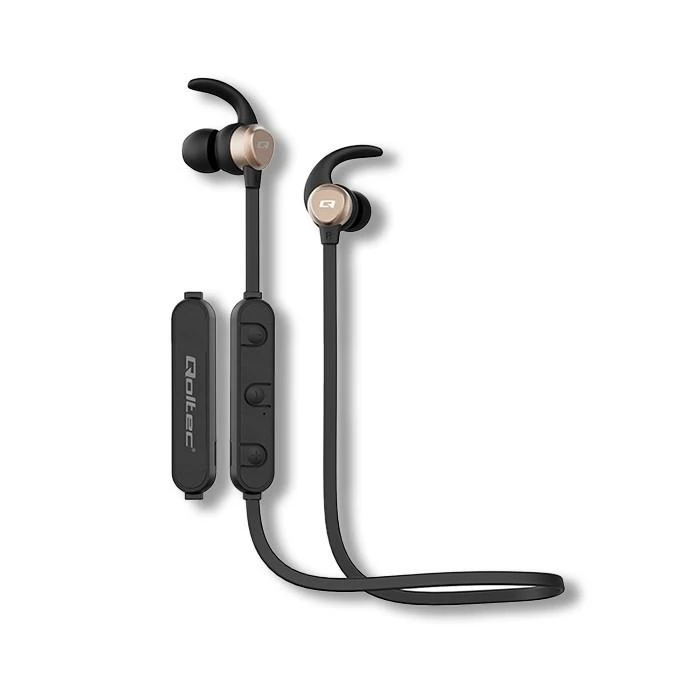 QOLTEC 50842 BT 5.0 JL sports belaidės ausinės magnetic microphone Juodas