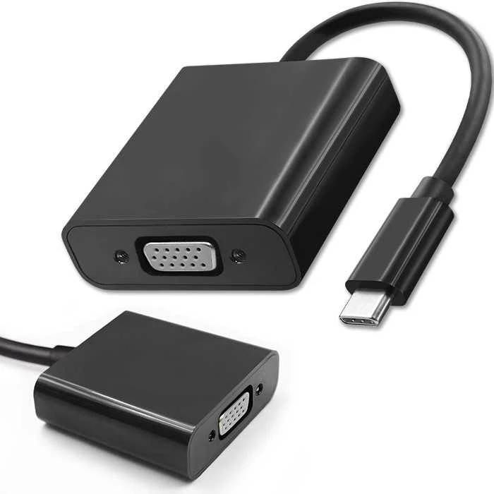 QOLTEC 50376 USB 3.1 adapteris C tipo vyriškas / VGA moteriškas 1080P 23cm