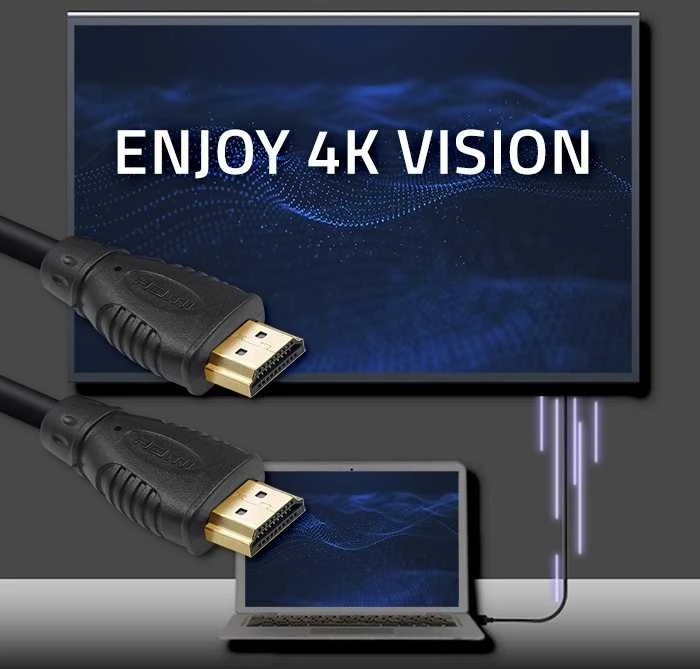 „Qoltec“ didelės spartos HDMI kabelis su Ethernet 2 m