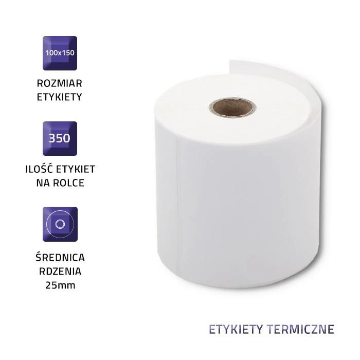 QOLTEC 51880 Terminės etiketės 100 x 150 mm