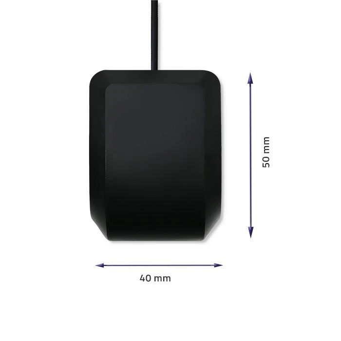 GPS antena su matmenimis 50x40 mm