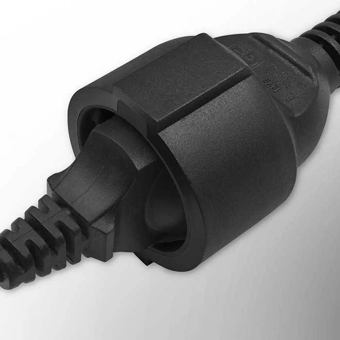 QOLTEC 53907 Adapteris IEC 320 C14 FRENCH 0,15m
