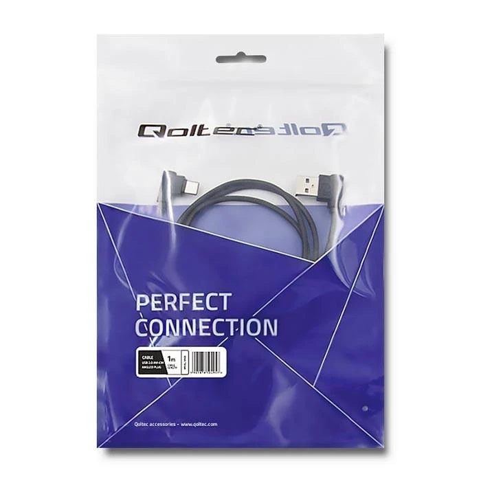 QOLTEC Cable USB tipo C kištukas USB 2.0 A kištukas 1m